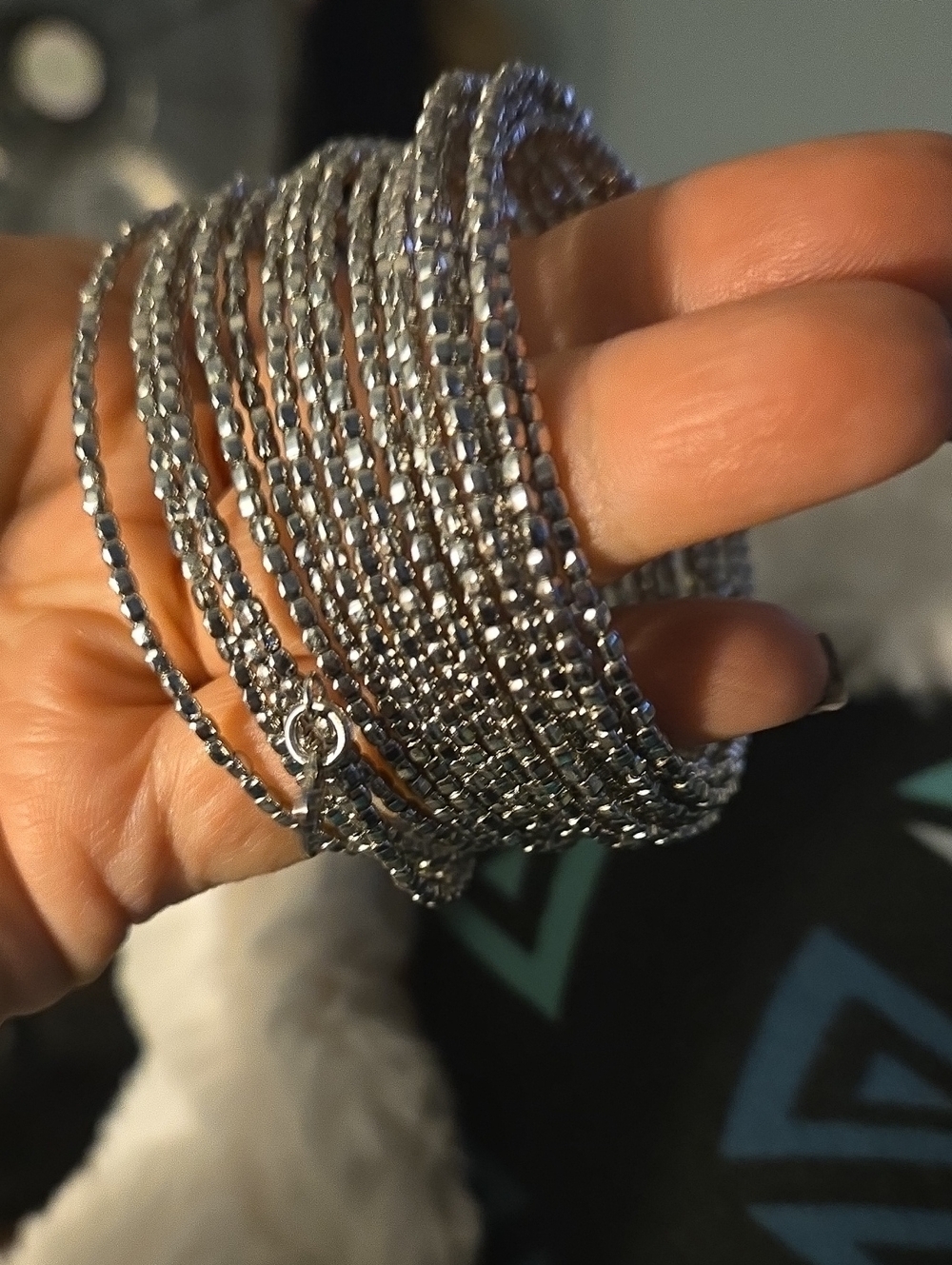 Stella & Dot Bardot Coil Wrap Bracelet - Silver - Picture 7 of 8